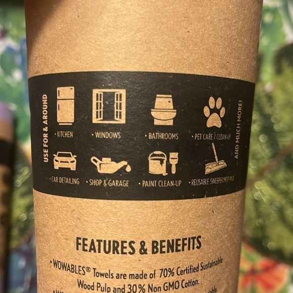 Brand New Pack of 3 Rolls Swedish Dishcloths Reusable Paper Towels Fast Drying - Picture 7 of 10